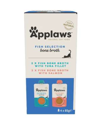 Applaws Cat Fish Bone Selection Multipack In Broth